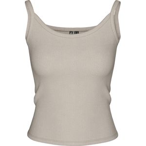 Top - Blauw - Rib - Nauwsluitend Mouwloos