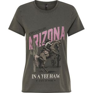 Katoen - T-shirt - O-hals - Korte Mouwen - Regular Fit