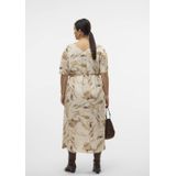 Vmccille - Lange Jurk - Maxi Lengte - Regular Fit - O-hals - 2/4 Mouwen