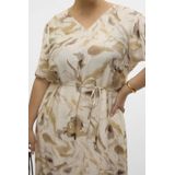 Vmccille - Lange Jurk - Maxi Lengte - Regular Fit - O-hals - 2/4 Mouwen