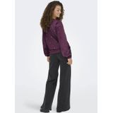 Only - Onlatika O-neck - Trui - Mauve Wine - Glitter Embroidery
