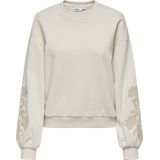 Onlbrooklyn - Sweatshirt - Regular Fit - Lange Mouwen - O-hals - Print aan de Voorkant