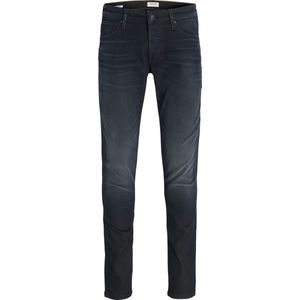 JACK & JONES - JJIGLENN JJICON - Jeans - Donkerblauw - Slimfit