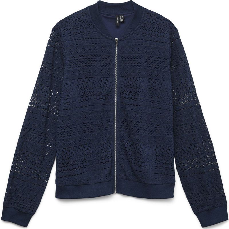 Bomber Jacket - Groen - Katoen - Lange Mouwen - Ritssluiting