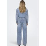 ONLY - ONLJULIETTE - Jeans - Dark Blue Denim - High Waist, Wide Leg, 5-Pocket Design