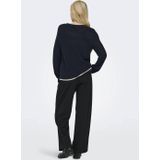 Jacqueline de Yong - Jdyevie On Contrast - Trui - Total Eclipse - Dames