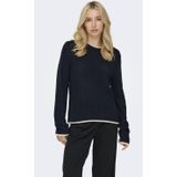 Jacqueline de Yong - Jdyevie On Contrast - Trui - Total Eclipse - Dames