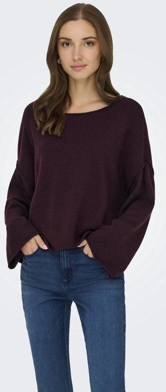 JDY - Gebreide Pullover - Boothals - Lange Mouwen - Knit Fit