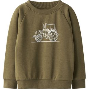 Name It Sweatshirt - NmmVion - Doffe Gold/Tractor Schets - Name It - 6 jaar (116) - Sweatshirt