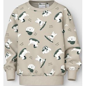 NAME IT MINI - Sweater - 100% Katoen - Lange Mouwen - Ronde Hals