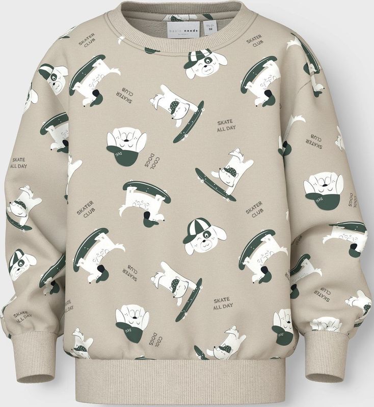 NAME IT MINI - Sweater - 100% Katoen - Lange Mouwen - Ronde Hals