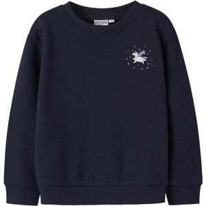 Name It - NmfVasacha - Sweatshirt - Navy Blazer/Unicorn - Katoen