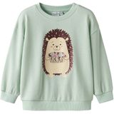 Name It mini meisjes trui VALONA Green Relaxed Fit