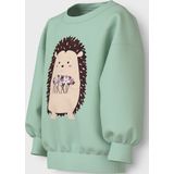 Name It mini meisjes trui VALONA Green Relaxed Fit