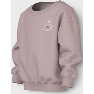 Sweatshirt - Relaxed Fit - Lange Mouwen - Ronde Hals - Geborduurd