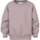 Sweatshirt - Relaxed Fit - Lange Mouwen - Ronde Hals - Geborduurd