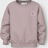 Sweatshirt - Relaxed Fit - Lange Mouwen - Ronde Hals - Geborduurd