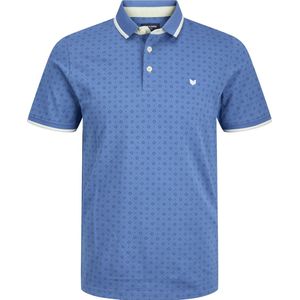 Jack & Jones Poloshirt Jprpaulos Play Aop Blu. Ss Polo 12154548 Bright Cobalt/new Mannen Maat - M