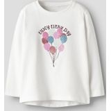 Name It - NmmVagno - Blouse - Bright White/Croco lijnen