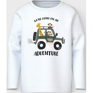 Top - Roze - Jersey - Lange Mouwen - Rubberen Print