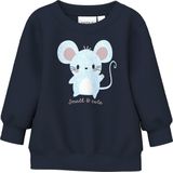 NAME IT - NBFVRILLIE LS SWEAT BOX BRU - Baby - Vesten