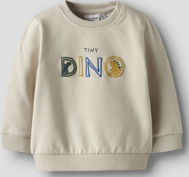 NAME IT - Sweatshirt - Grijs - Katoen - Regular Fit