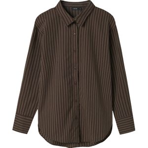 Overhemd - Relaxed Fit - Lange Mouwen - Blousekraag - Drukknoopsluiting