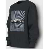 Sweatshirt - Regular Fit - Lange Mouwen - Ronde Hals - Ongeborstelde Sweatstof