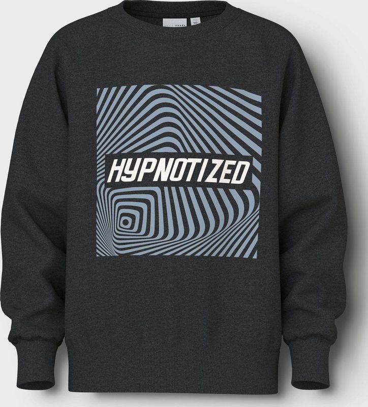 Sweatshirt - Regular Fit - Lange Mouwen - Ronde Hals - Ongeborstelde Sweatstof