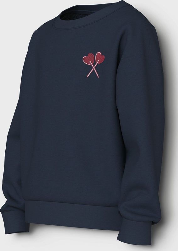 Sweatshirt - Relaxed Fit - Lange Mouwen - Geborduurd