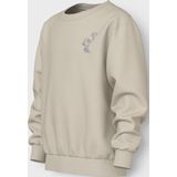 Sweatshirt - O-hals - Lange Mouwen - Rubberen Print - Regular Fit