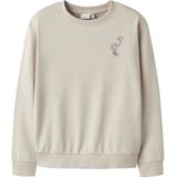 Sweatshirt - O-hals - Lange Mouwen - Rubberen Print - Regular Fit