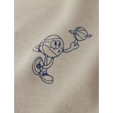 Sweatshirt - O-hals - Lange Mouwen - Rubberen Print - Regular Fit