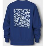 Name It Sweatshirt - NkmVasha - Sodalite Blue/Denk buiten de - Name It - 6 jaar (116) - Sweatshirt