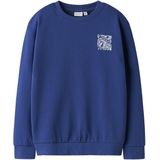 Name It Sweatshirt - NkmVasha - Sodalite Blue/Denk buiten de - Name It - 6 jaar (116) - Sweatshirt