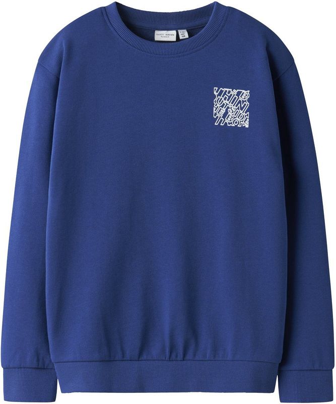 Name It Sweatshirt - NkmVasha - Sodalite Blue/Denk buiten de - Name It - 6 jaar (116) - Sweatshirt