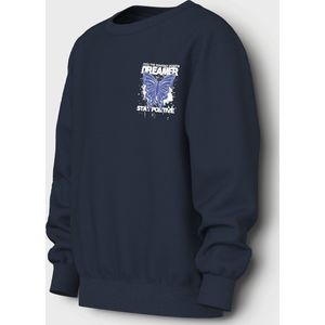 Name It - NkfVasacha - Sweatshirt - Navy Blazer/Dreamer - Katoen