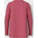 NAME IT KIDS - Longsleeve - Donkerroze - Katoen