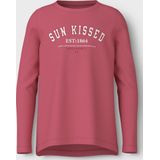 NAME IT KIDS - Longsleeve - Donkerroze - Katoen