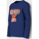 NAME IT KIDS - Longsleeve - Rood - Stretchkatoen