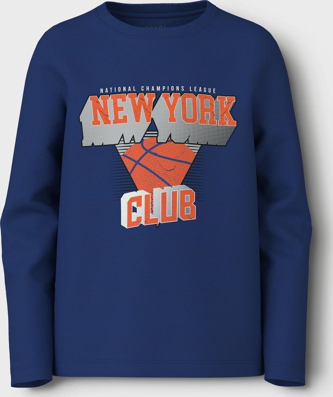 NAME IT KIDS - Longsleeve - Rood - Stretchkatoen