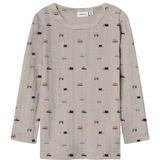 Needle Drop - Top - Grijs - 100% Merinowol