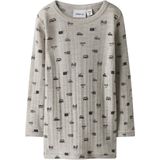 Needle Drop - Top - Grijs - 100% Merinowol