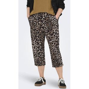 ONLY CARMAKOMA - Capri Broek - Bruin - Regular Waist