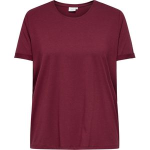 ONLY CARMAKOMA - T-shirt - Zwart - Jersey - Korte Mouwen