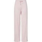 Broek - Katoen - High-Waist - Strikceintuur - Elastische Taille - Wide-Leg Fit