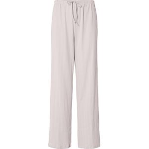 Broek - Katoen - High-Waist - Strikceintuur - Elastische Taille - Wide-Leg Fit