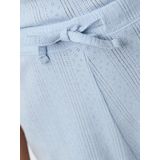 Pcmarie - Hw Pointelle Shorts - Korte Broeken - High-Waist - Wide-Leg Fit