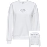 Only - Zenja Boxy Sweater - Wit - Dames