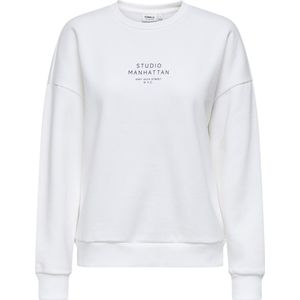 Only - Zenja Boxy Sweater - Wit - Dames